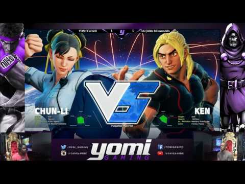 (6/4/16) Winner's R2: YOMI Cardell vs. FAJ/ABA Milomadds - Street Fighter V