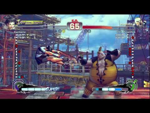 SSF4 AE: Dazmaine (Makoto) vs UYG_ Zuranthus (Rufus)