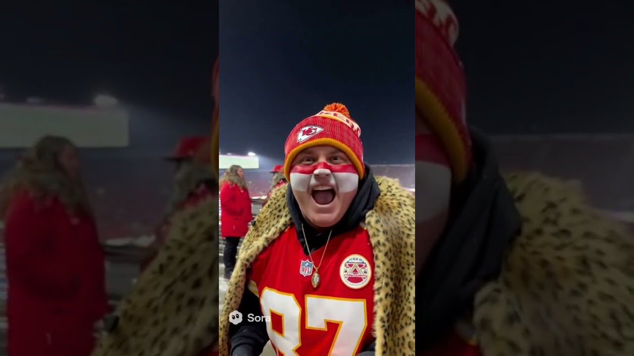Ecstatic Chiefs Fan #ai #funny #new #trending #trendingshorts #chiefs #chiefskingdom #nfl #football
