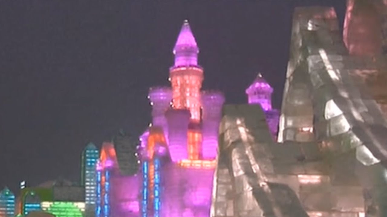 Frozen fantasy in China's northeastern city of Harbin attracts thousands of tourists