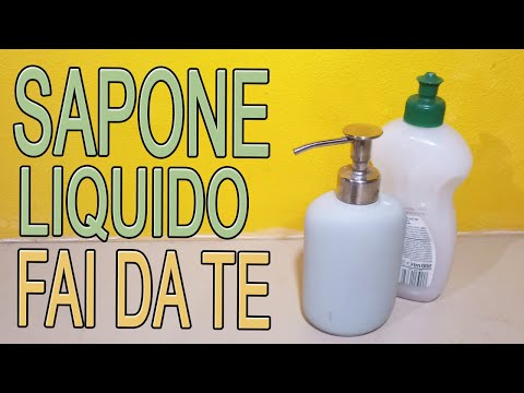 Sapone liquido con scarti di saponette veloce - Arte Green
