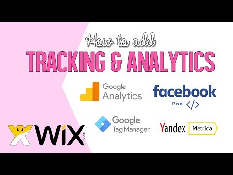 How to add Analytics & Tracking Codes to Wix 2018 including new custom code snippets Video