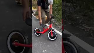 Rc red colour kids electric cycle unboxing and fitting #viral #shorts #toys