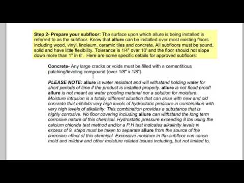 TrafficMaster allure Gripstrip Installation Quick...