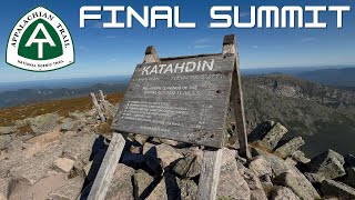 MOUNT KATAHDIN The Final Summit On The Appalachian Trail Thru Hike Maine day 168 Birches Campsite