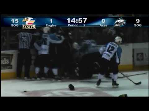 ECHL Justin Johnson vs Chris Duszynski 2/28/15