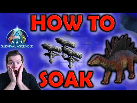 The Only Way to Soak Turrets - The Stego - Ark Basics - How To Be More Effective With The Stegos