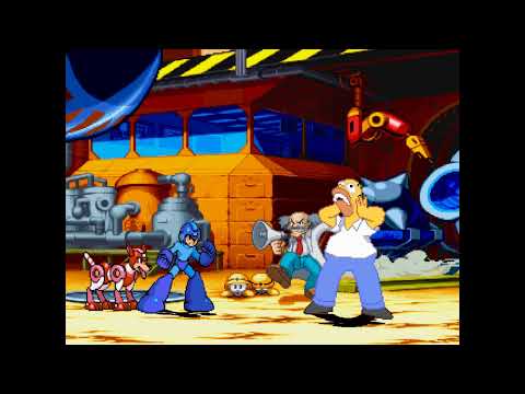M.U.G.E.N Battles #1: Mega Man vs. Homer Simpson