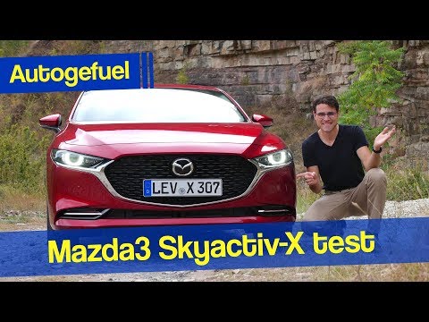 Mazda 3 Skyactiv-X REVIEW with acceleration and fuel consumption Mazda3 Fastback - Autogefuel
