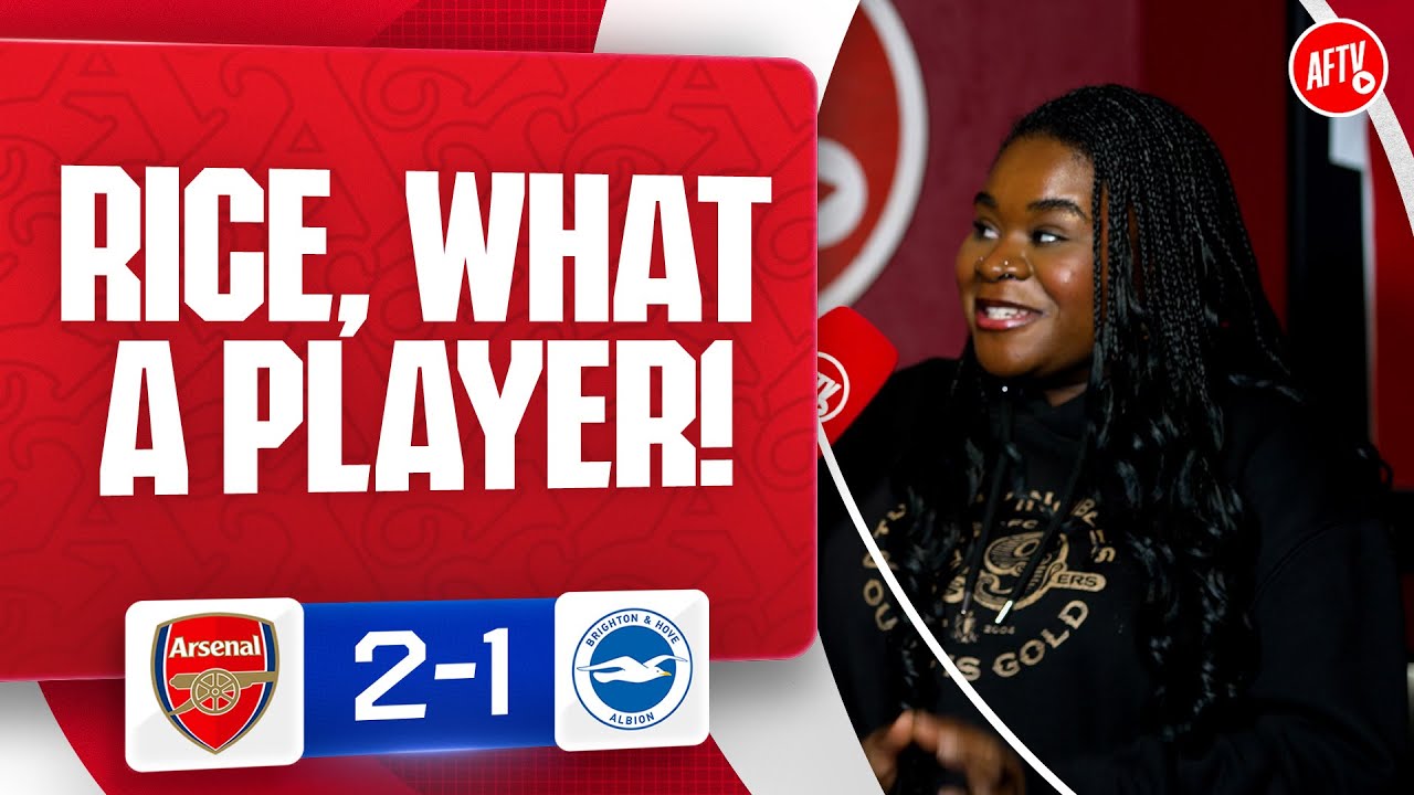 Rice, WHAT A PLAYER! (Kenyah) | Arsenal 2-1 Brighton