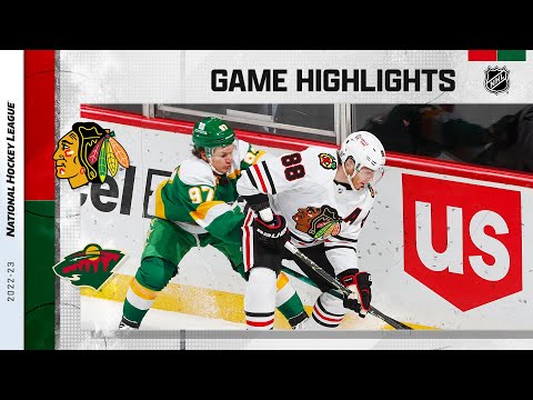 Blackhawks @ Wild 16/12 | Destaques da NHL 2022