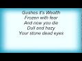 Autopsy - Frozen With Fear Lyrics