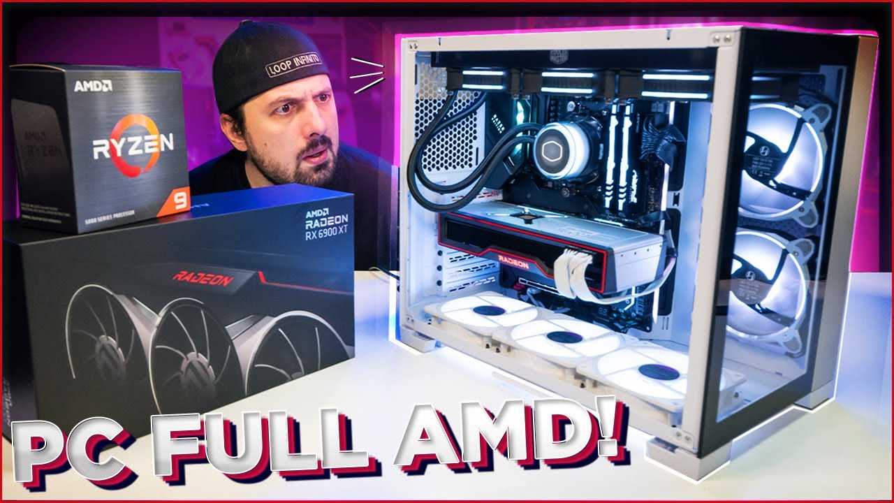 MONTANDO UM PC 100% AMD: 5950X + RX 6900XT! (LIAN LI O11 MINI)