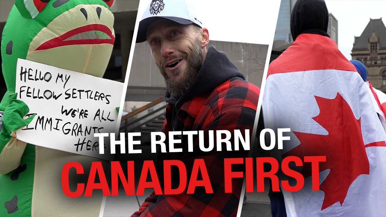 Far-left agitators arrested at 'Canada First' rally against mass migration