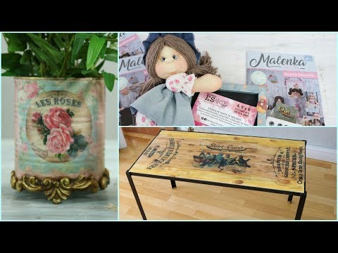 ManosalaObraTv 2018 Program 77 - Rustic Furniture - Vintage Cans - Dolls
