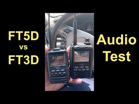 Yaesu FT5D vs FT3D Audio Performance