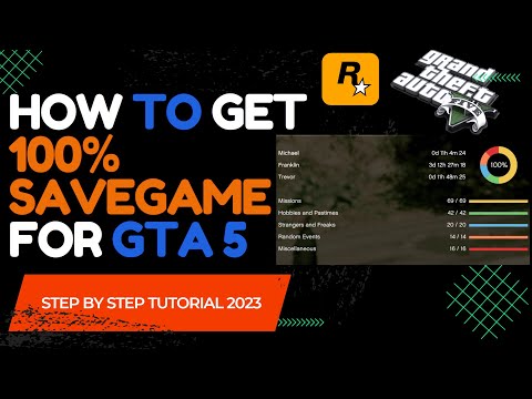 How To install 100 Save Game gta 5