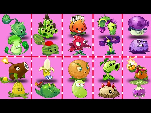 10 Team Plant From Every World - Who Will Win? - PvZ 2 Battlez
