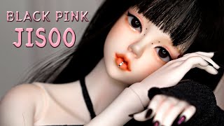 위드돌 60cm 인형으로 해보는 블랙핑크 지수 핑크베놈 메이크업 / BLACK PINK JISOO (Pink Venom) /doll makeup/ 딩가의 회전목마 (DINGA)