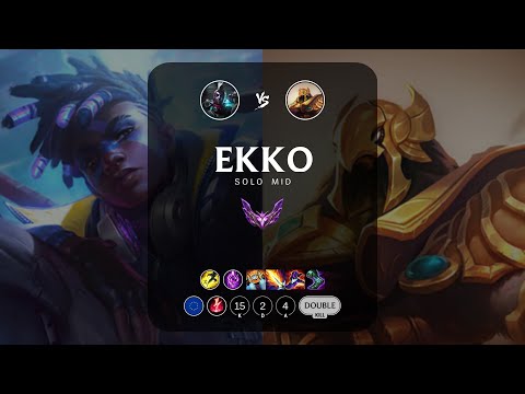Ekko Mid vs Azir - EUW Master Patch 12.23