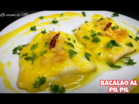 BACALAO AL PIL PIL Receta Fácil y Salsa Perfecta 👌