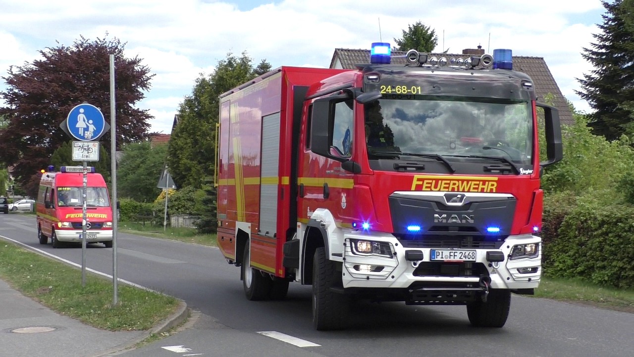[NEUER GW-L2] VU an E-Ladesäule! Einsatzfahrten in Klein Offenseth-Sparrieshoop