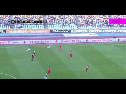 LIGA BBVA   Real Sociedad v  Getafe Jornada 1 170813 SEGUNDO GOL Seferovic