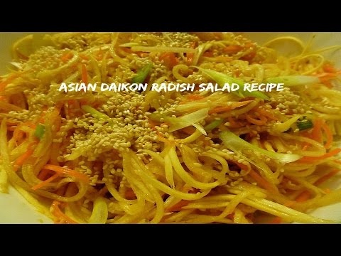 Asian Daikon Radish Salad Recipe