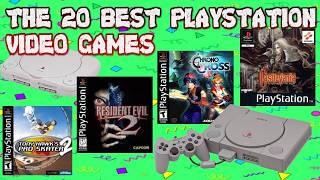 THE 20 BEST PS1 VIDEO GAMES| RANKED