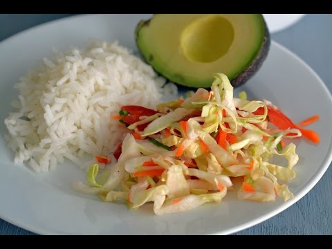 COLOMBIAN SIMPLE SALAD | How To Make A Colombian Salad | SyS