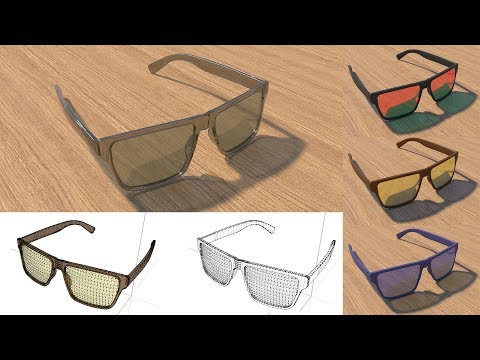 Speebuild - Sun glasses - Sketchup 2019