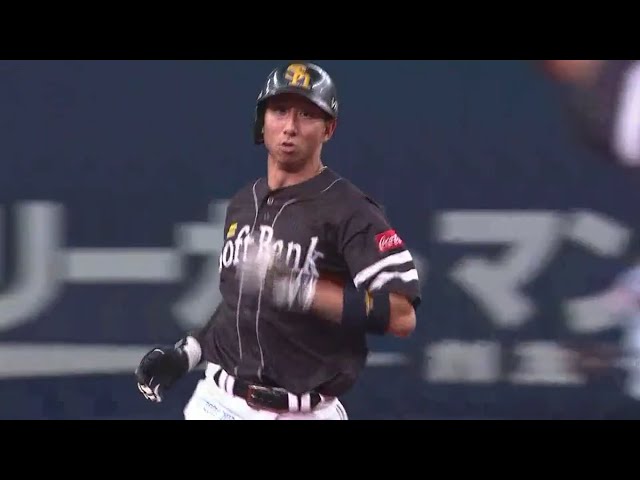 【9回表】ホークス・福田 ダメ押しの4号2ラン!! 2018/8/17 Bs-H