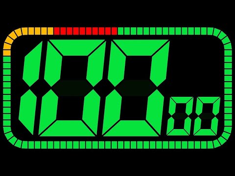 100 SECONDS Countdown Timer [ BIG NUMBERS ]
