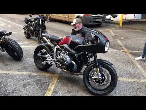BMW R NineT with AMM-P1 ignition system and Mikuni VM carburetors