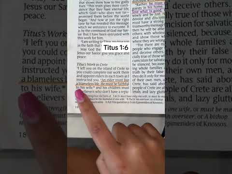 What Does God Expect from Leaders? 🙏 | Titus 1:6