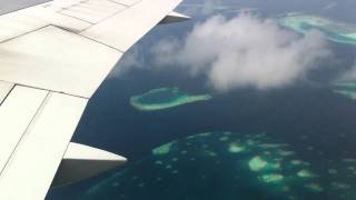 preview picture of video 'Takeoff from Malé (Maldives) with a Condor Boeing 767'