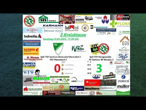 Auswärtsspiel SpG Hermsdorf 2/Hohndorf 2 gegen SPG FSV KÖNIGSWALDE / FC SACHSEN 90 WERDAU 2