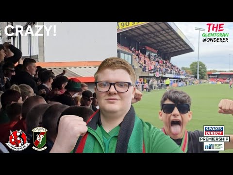 CRAZY ATMOSPHERE as Glentoran Make it 4 from 4 WINS at SEAVIEW!