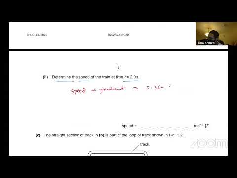 AS level Physics 9702 Oct/Nov 2020 Paper 22 Past Paper Solution