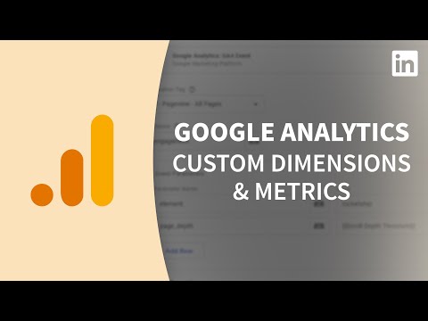谷歌分析教程--自定義維度和指標 (Google Analytics Tutorial - Custom dimensions and metrics)