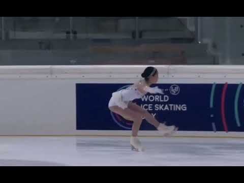 HUGE triple axel by Hana🤯🤯 the height!!GOE +2.63😎 Subscribe for more!!! #shorts