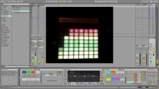 Ableton Push Eight Band Level Meter (by tama rhodes)