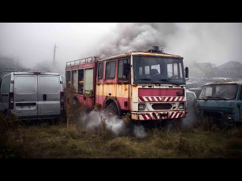Starting FIREFIGHTING BUS - ABANDONED 10 Years - Will it Start?