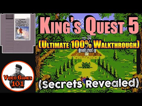 King's Quest 5 NES | Perfect Score Walkthrough | Video Games 101
