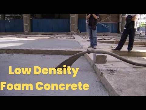 Low Density Foam Concrete