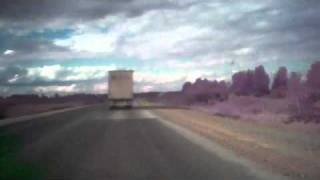 preview picture of video 'Russian Ishim - Berduzhye highway (M51 Kazakhstan bypass route): Okunevo'