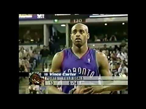 2000.03.10 - Vince Carter 25 Pts highlights vs Sacramento Kings