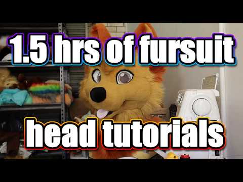How to make a fursuit head from start to finish! | Mastercut!