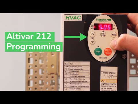 Video: How do I perform basic programming on an ATV212?