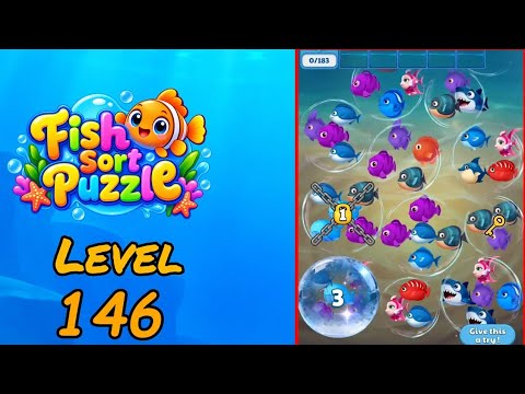 Fish Sort Puzzle Level 146 Walkthrough thumbnail